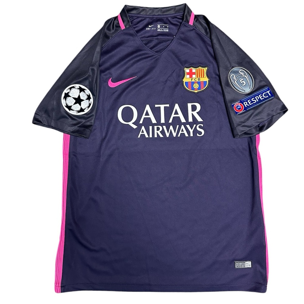 2016/17 retro FC Barcelona away kit. Neymar jr soccer football jersey. NWT
